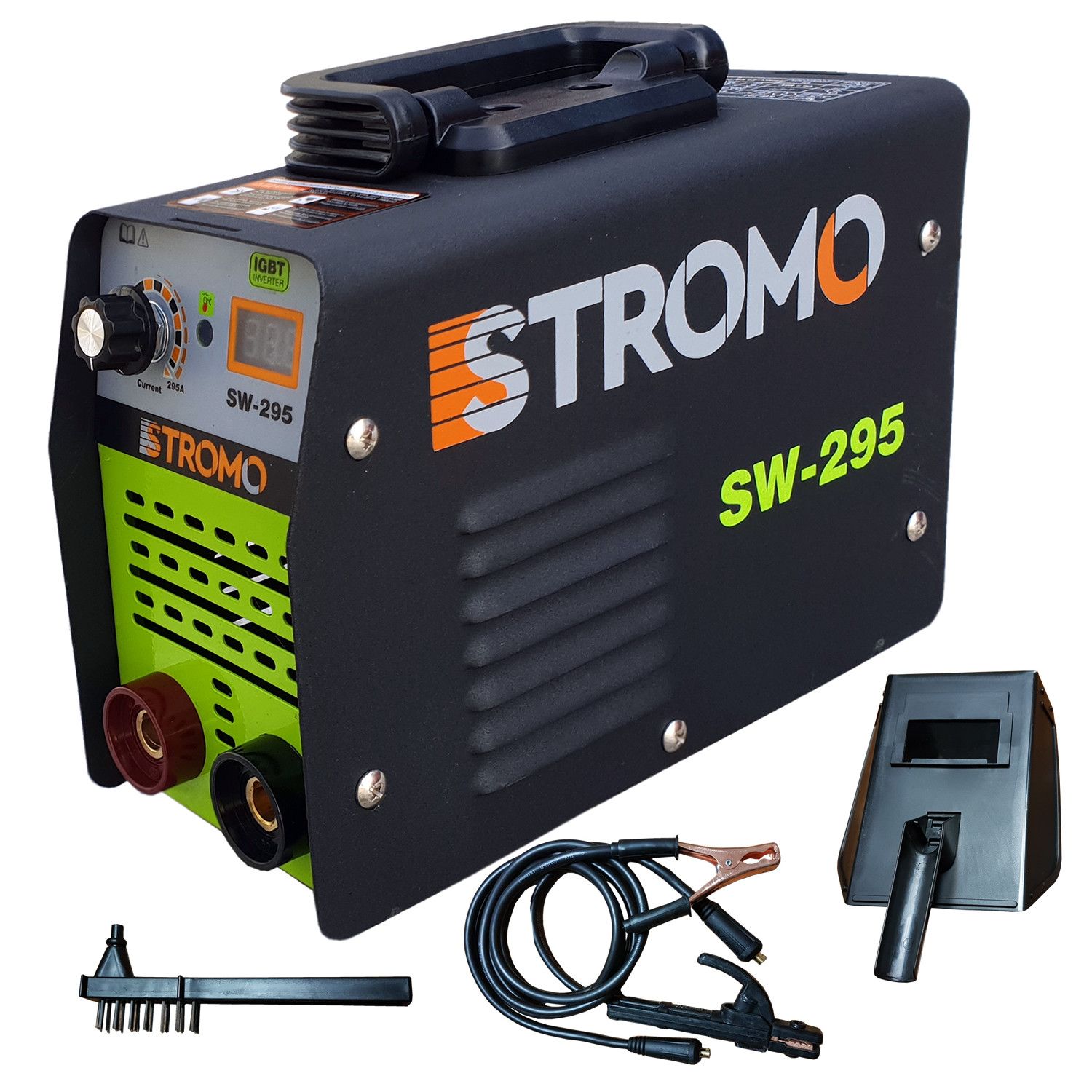 Aparat de sudura invertor STROMO SW electronic, electrod 1.6-4mm, accesorii incluse - shopr